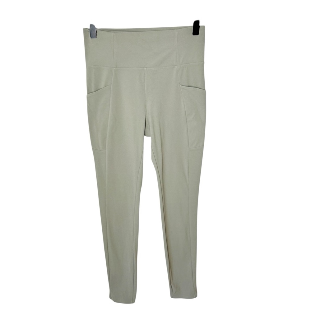 REI CO-OP Take Your Time Pocketed 7/8 Length Soft Leggings In Sage Green Sz M